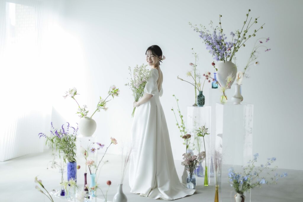 ウェディングドレス前撮り