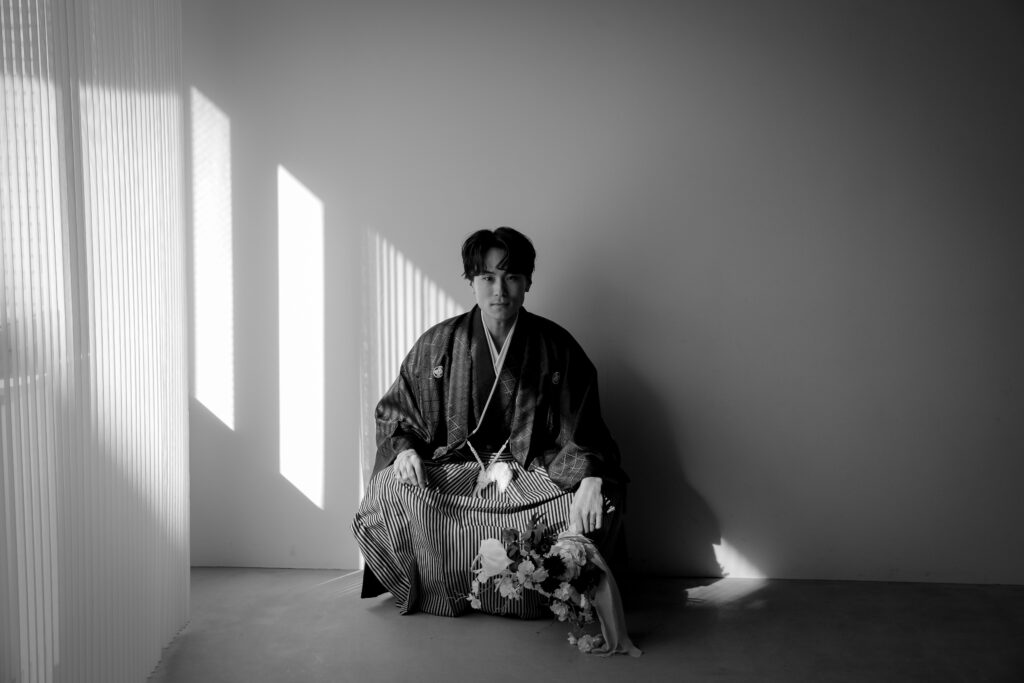 紋付袴と白無垢で寄り添う、穏やかな時間。自分たちらしい距離感で残す、一生ものの和 装写真 | IN MY LIFE photography