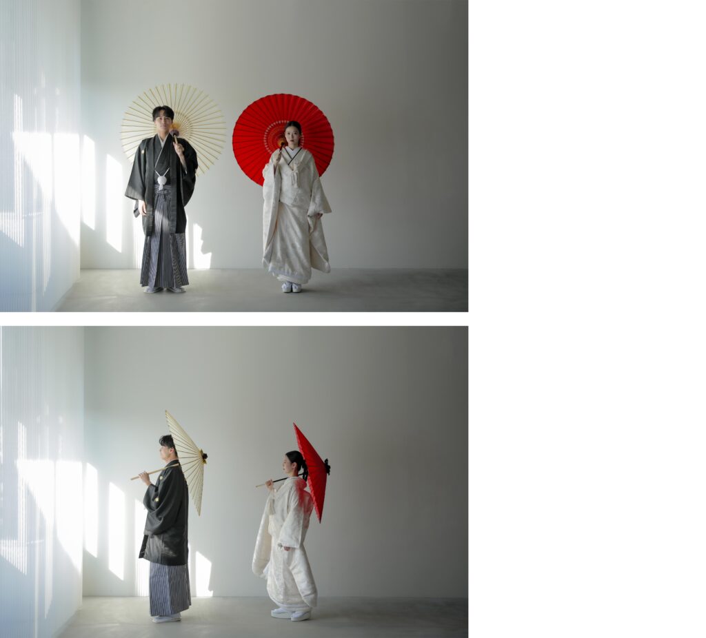 紋付袴と白無垢で寄り添う、穏やかな時間。自分たちらしい距離感で残す、一生ものの和 装写真の組写真 | IN MY LIFE photography