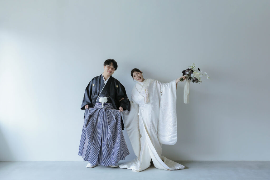 紋付袴と白無垢で寄り添う、穏やかな時間。自分たちらしい距離感で残す、一生ものの和 装写真 | IN MY LIFE photography