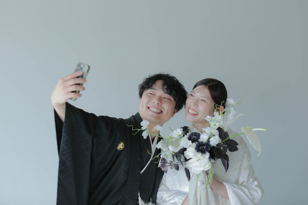 紋付袴と白無垢で寄り添う、穏やかな時間。自分たちらしい距離感で残す、一生ものの和 装写真 | IN MY LIFE photography