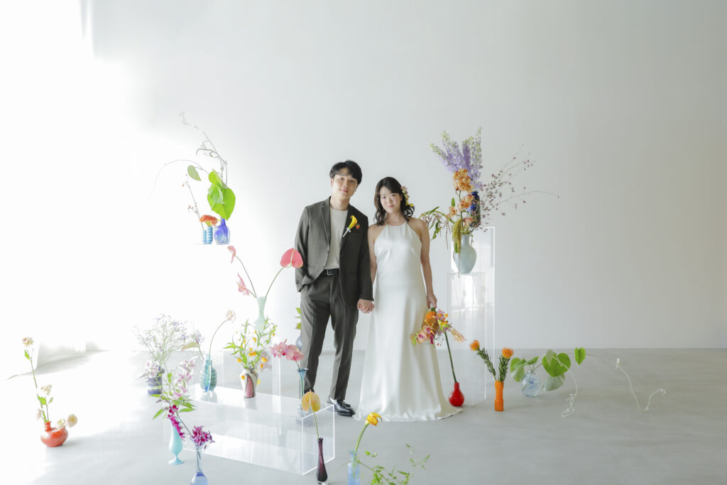 前撮り　フォトウェディング　ドレス