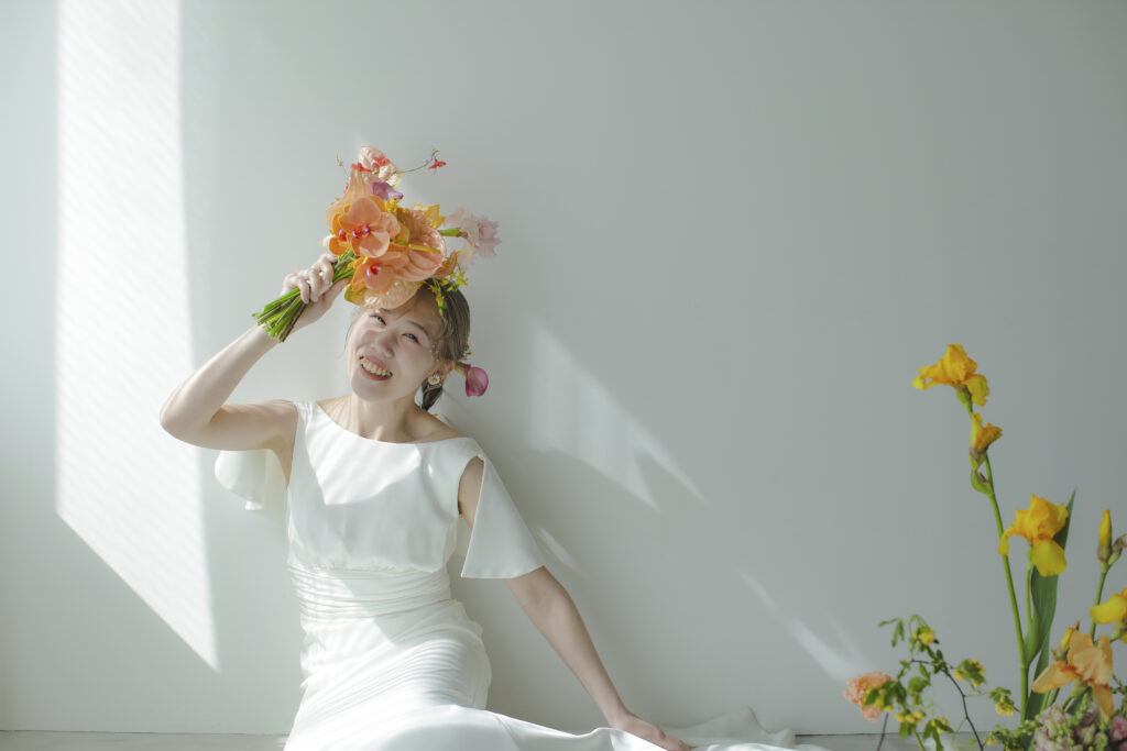 前撮り　フォトウェディング　ドレス