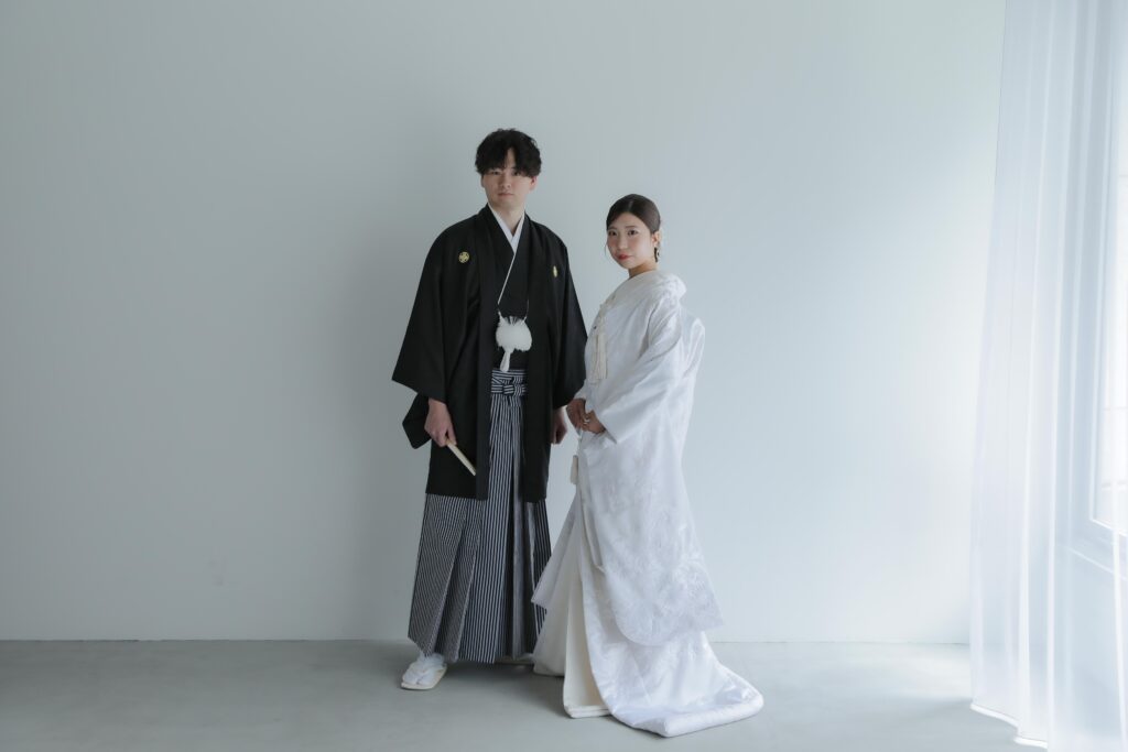 紋付袴と白無垢で寄り添う、穏やかな時間。自分たちらしい距離感で残す、一生ものの和 装写真 | IN MY LIFE photography