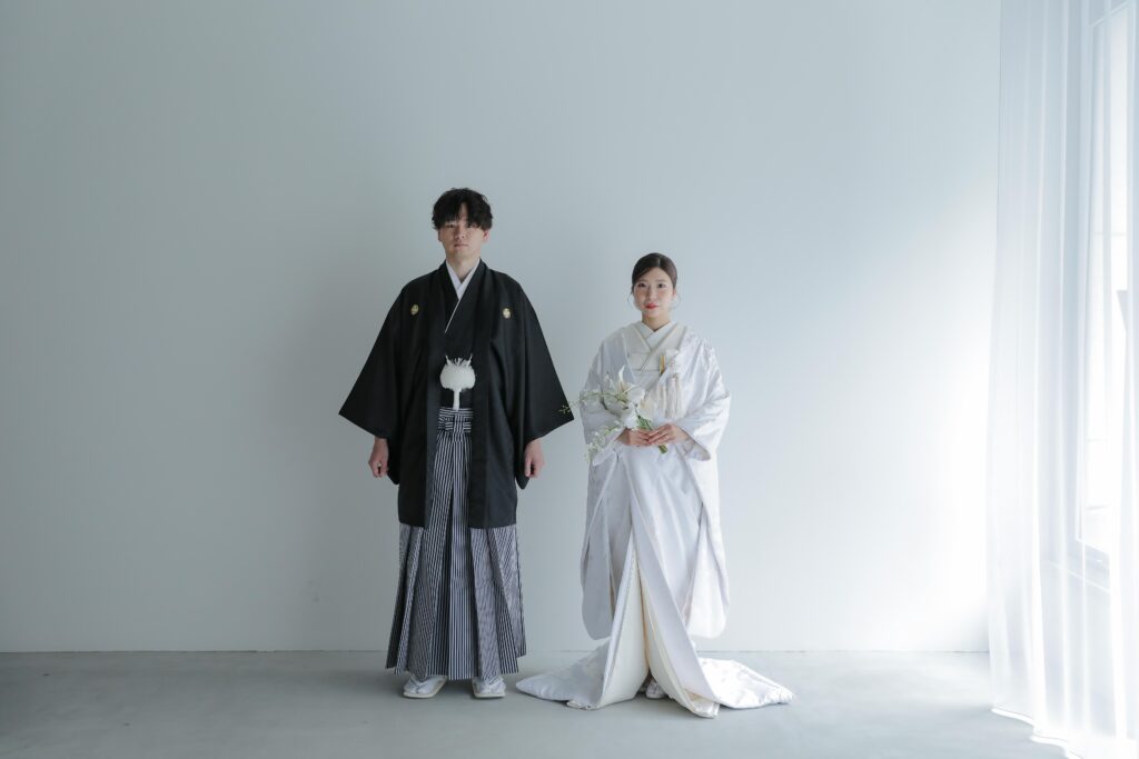 紋付袴と白無垢で寄り添う、穏やかな時間。自分たちらしい距離感で残す、一生ものの和 装写真 | IN MY LIFE photography