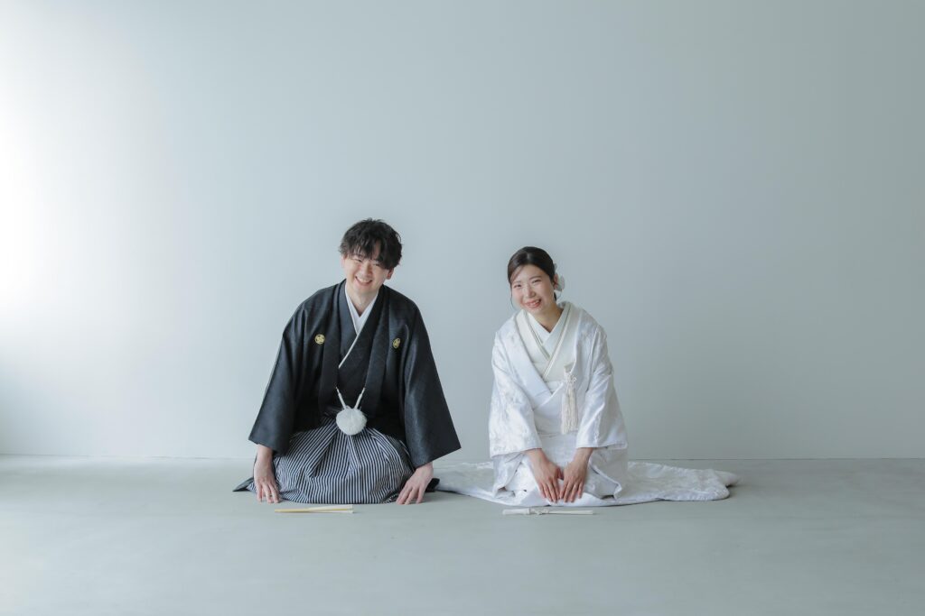 紋付袴と白無垢で寄り添う、穏やかな時間。自分たちらしい距離感で残す、一生ものの和 装写真 | IN MY LIFE photography