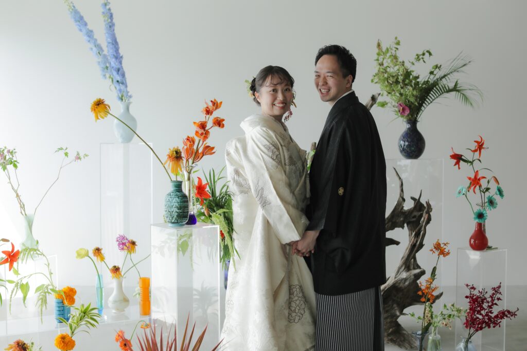 紋付袴と白無垢で寄り添う、穏やかな時間。自分たちらしい距離感で残す、一生ものの和
装写真 | IN MY LIFE photography