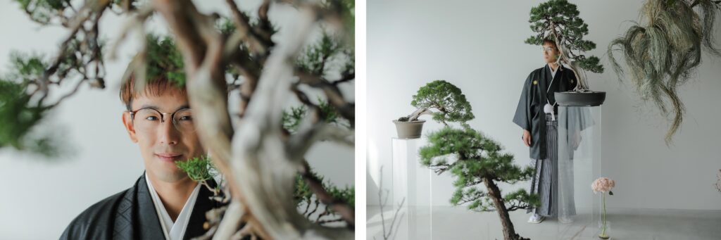 「引き算の美学」で構成された、ミニマルな白壁に映える草花とフラワーベースのスタイ
リング | IN MY LIFE photography