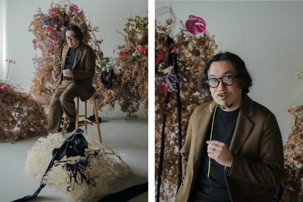 フローリストによるライブスタイリング。一輪一輪の個性を活かした、空間を彩る繊細な
フラワーデコレーション | IN MY LIFE photography