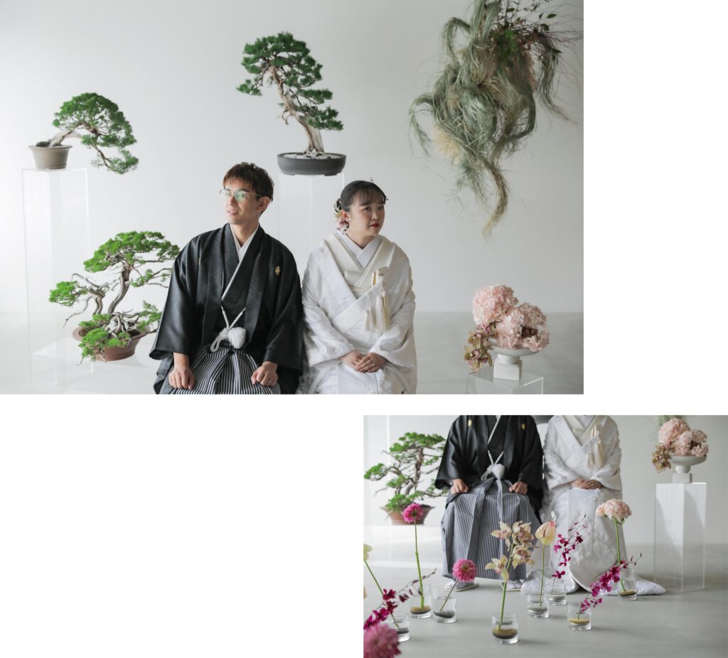 差し込む光が白無垢の陰影を美しく描き出す。シンプルだからこそ本質が伝わる和装カッ
トの組写真 | IN MY LIFE photography