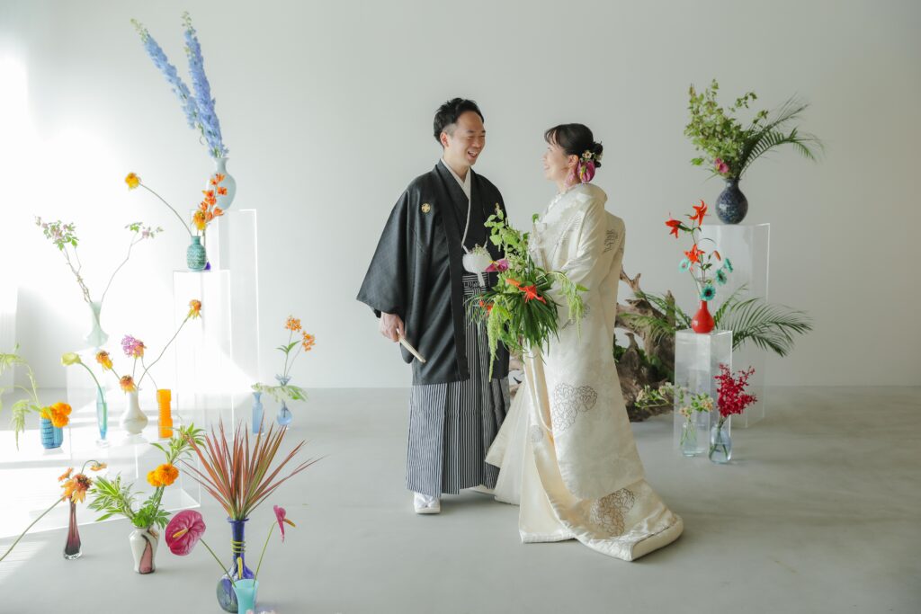 紋付袴と白無垢で寄り添う、穏やかな時間。自分たちらしい距離感で残す、一生ものの和
装写真 | IN MY LIFE photography