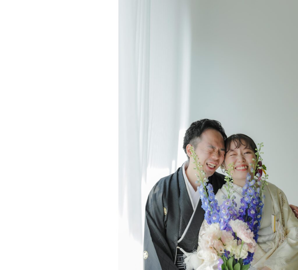 紋付袴と白無垢で寄り添う、穏やかな時間。自分たちらしい距離感で残す、一生ものの和
装写真 | IN MY LIFE photography