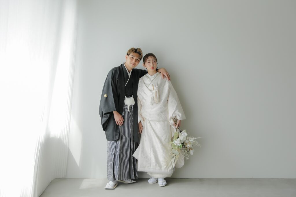 紋付袴と白無垢で寄り添う、穏やかな時間。自分たちらしい距離感で残す、一生ものの和
装写真 | IN MY LIFE photography