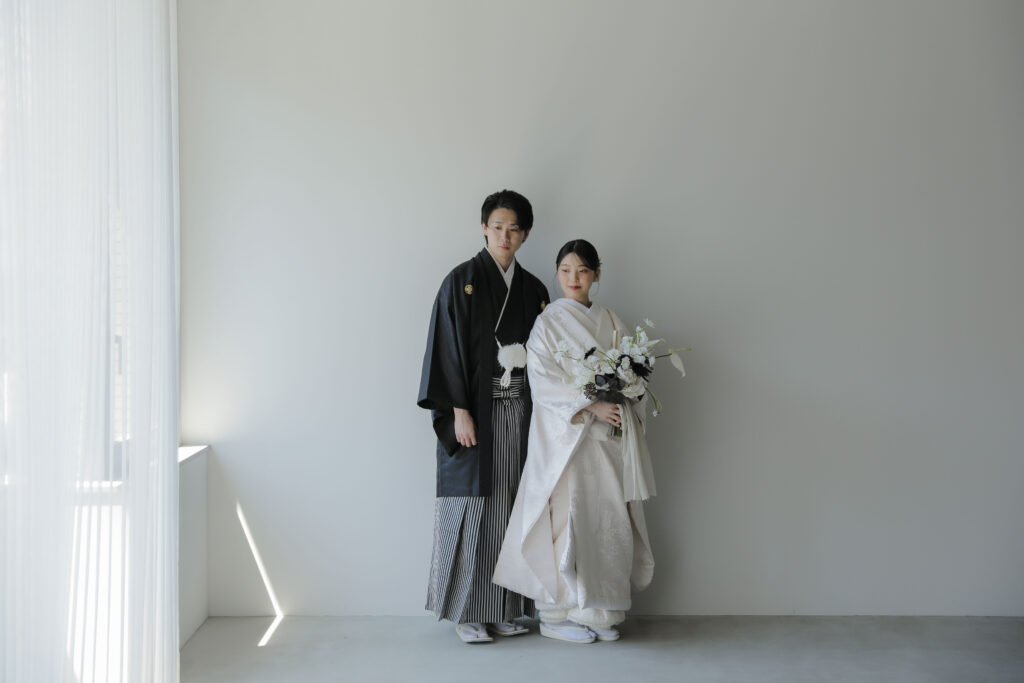 紋付袴と白無垢で寄り添う、穏やかな時間。自分たちらしい距離感で残す、一生ものの和 装写真 | IN MY LIFE photography