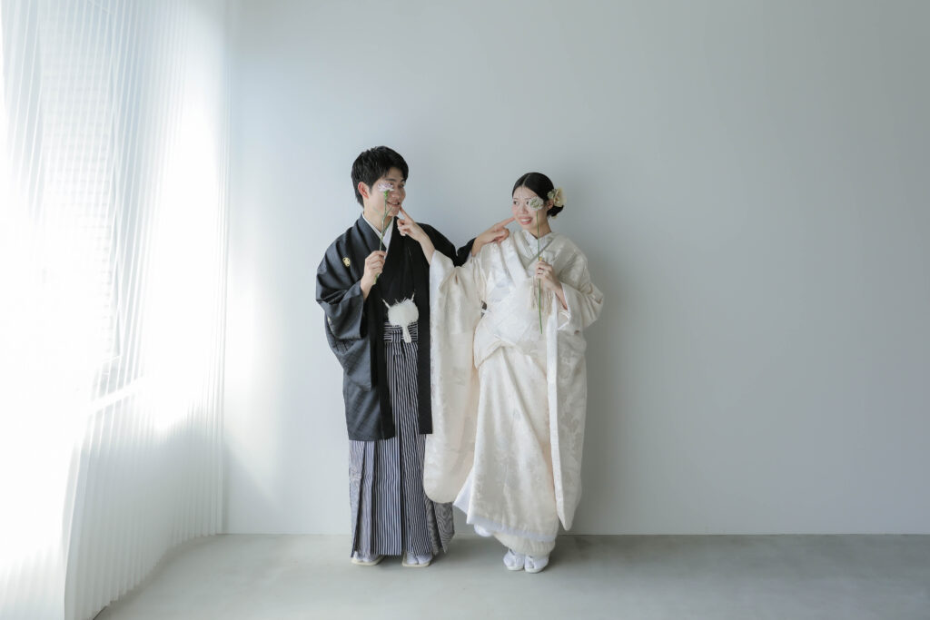 紋付袴と白無垢で寄り添う、穏やかな時間。自分たちらしい距離感で残す、一生ものの和 装写真 | IN MY LIFE photography