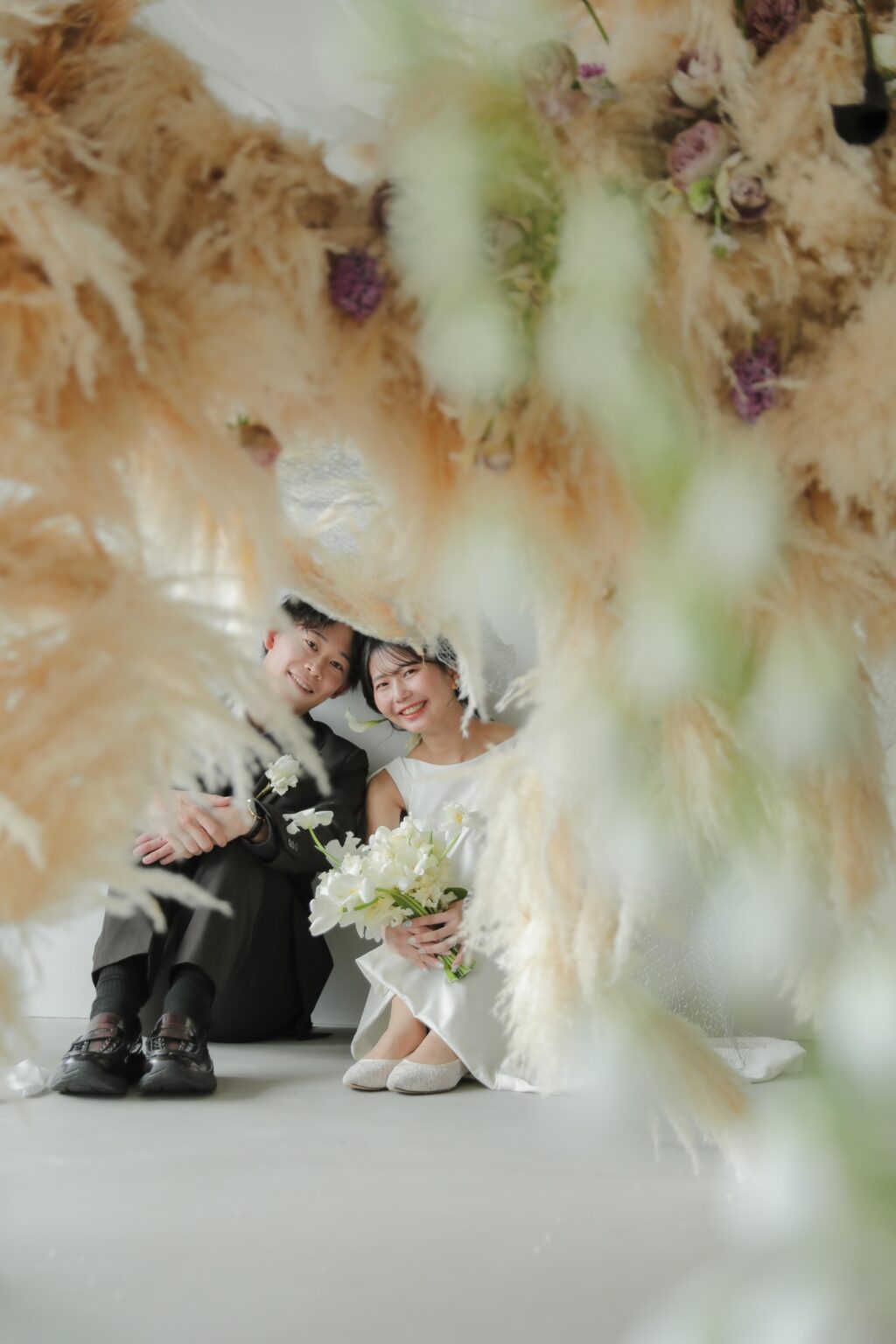 ライブスタイリングによるお花を使ったスタジオ装飾の一例 | IN MY LIFE photography