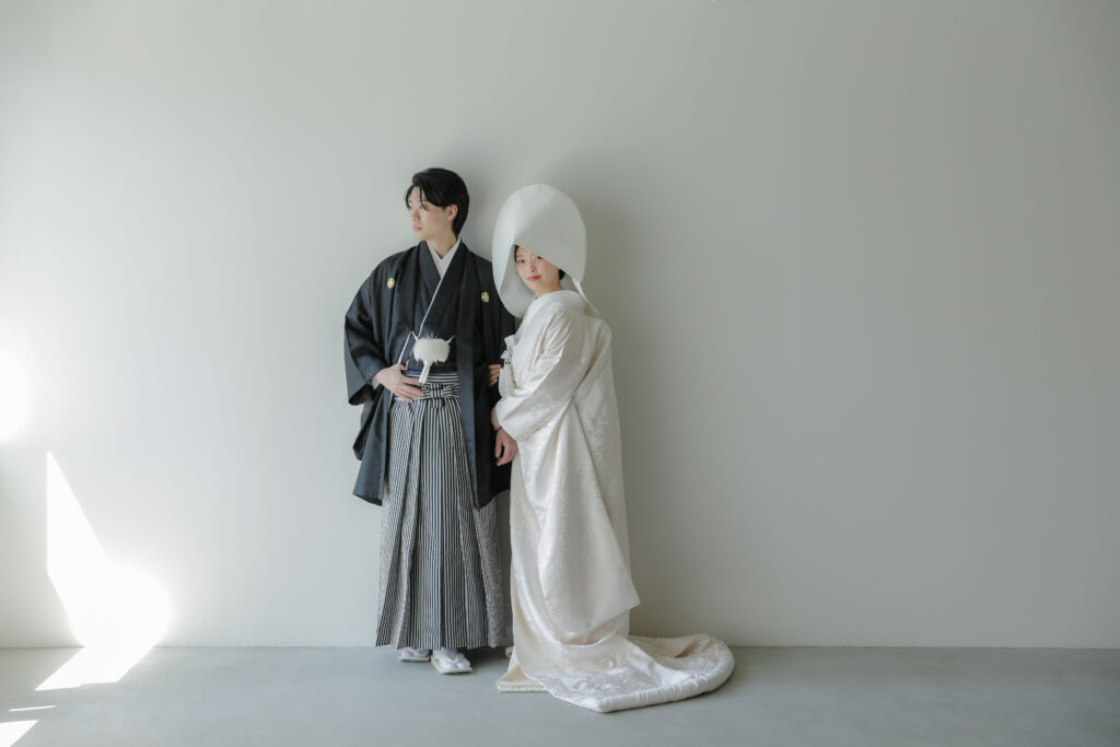 紋付袴と白無垢で寄り添う、穏やかな時間。自分たちらしい距離感で残す、一生ものの和 装写真 | IN MY LIFE photography