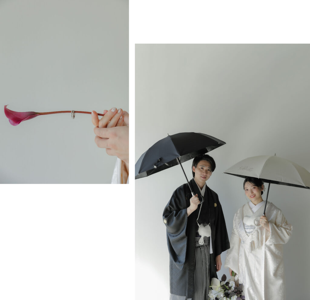 差し込む光が白無垢の陰影を美しく描き出す。シンプルだからこそ本質が伝わる和装カッ ト | IN MY LIFE photograph