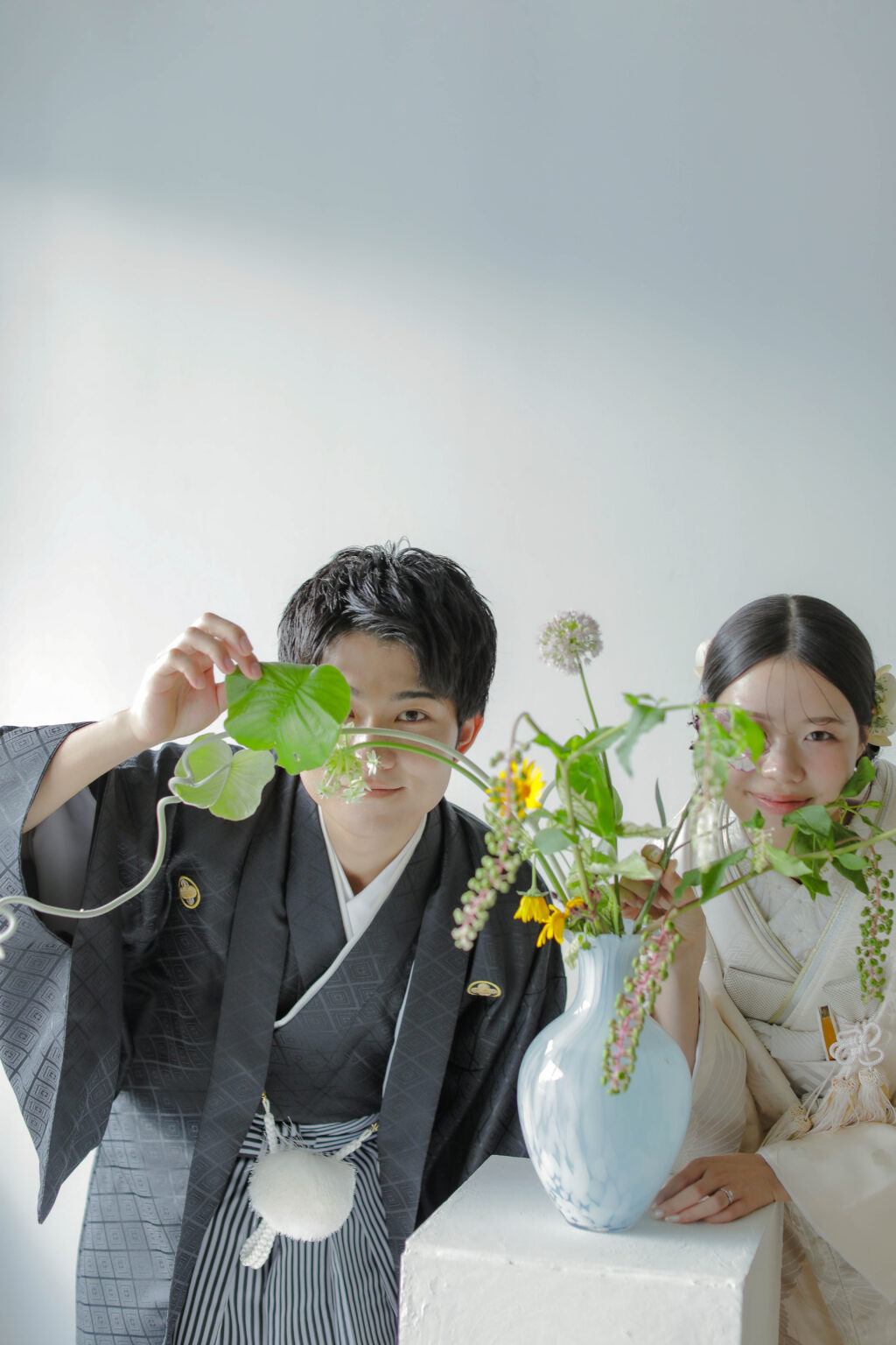 紋付袴と白無垢で寄り添う、穏やかな時間。自分たちらしい距離感で残す、一生ものの和 装写真 | IN MY LIFE photography