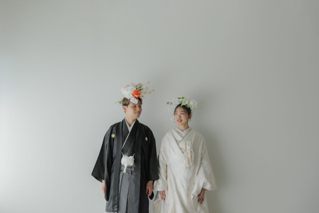 紋付袴と白無垢で寄り添う、穏やかな時間。自分たちらしい距離感で残す、一生ものの和
装写真 | IN MY LIFE photography
