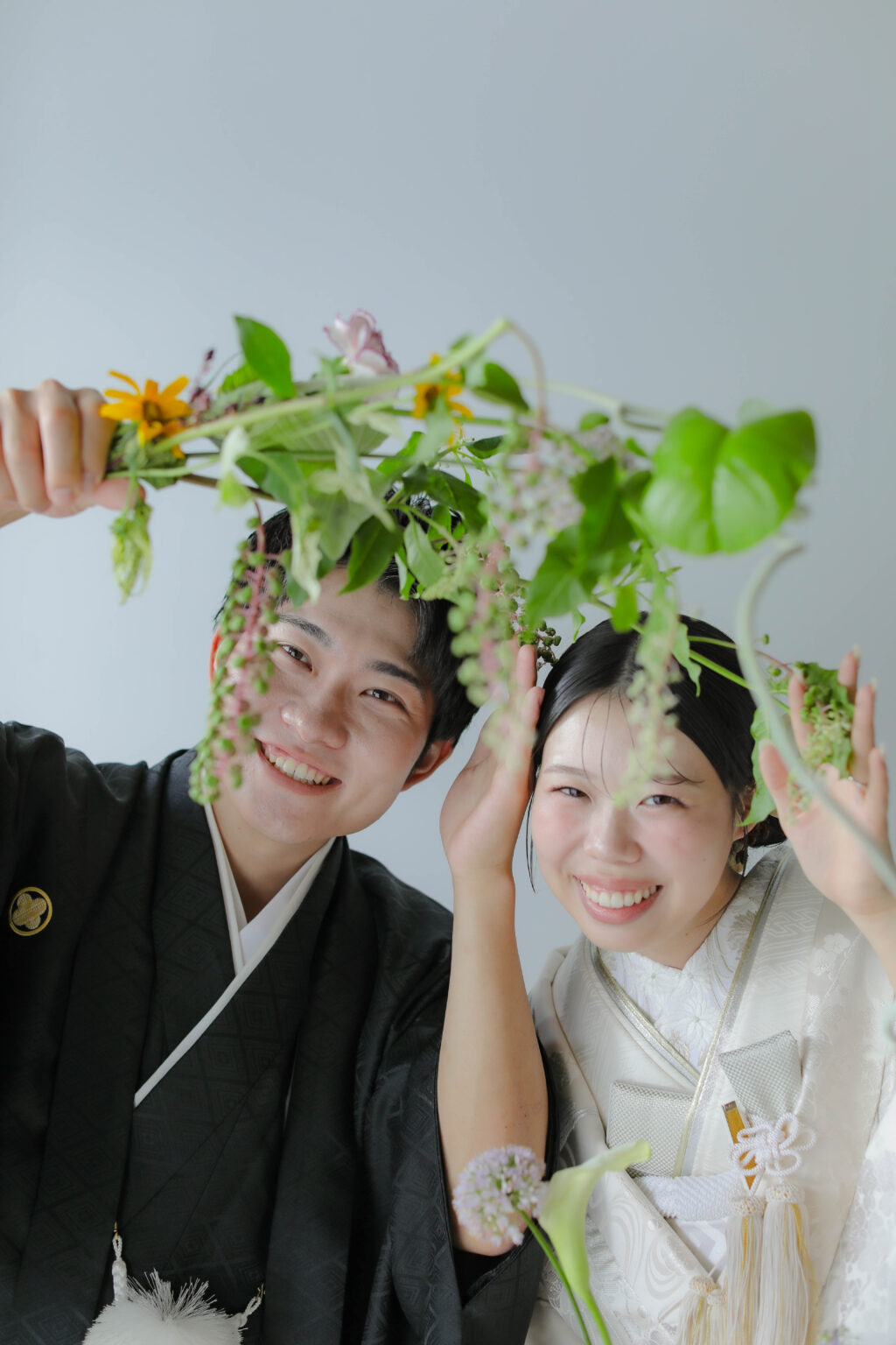 紋付袴と白無垢で寄り添う、穏やかな時間。自分たちらしい距離感で残す、一生ものの和 装写真 | IN MY LIFE photography