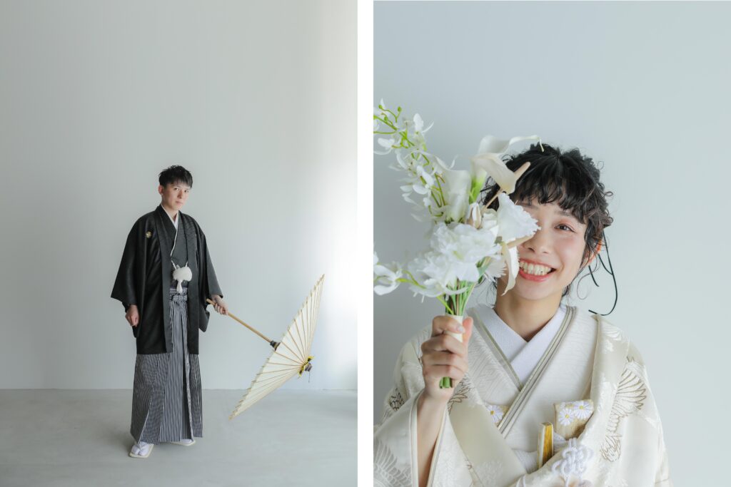 型にはまらない、自由で自然体な和装フォトウエディングの組写真 | IN MY LIFE photography
