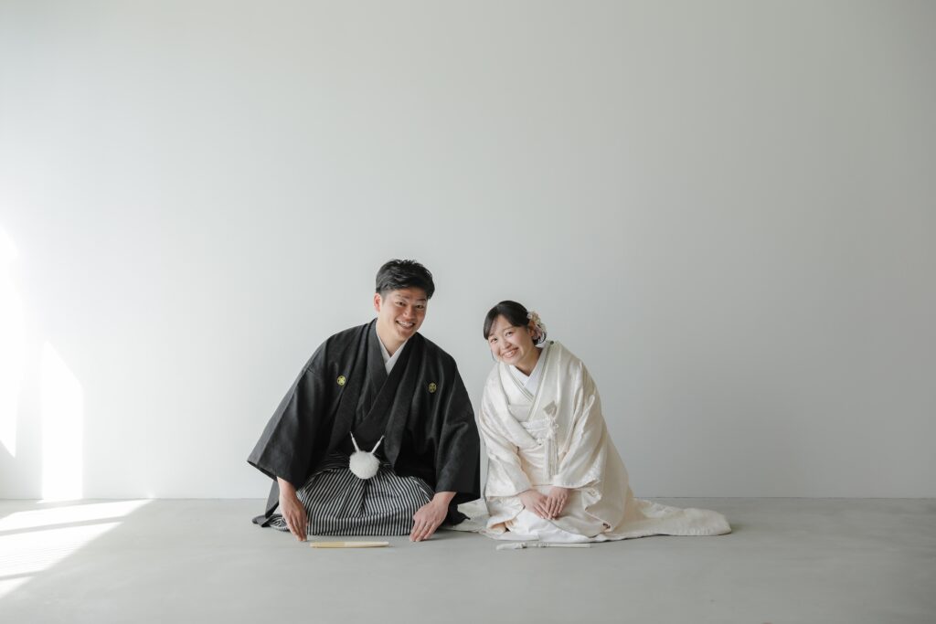 紋付袴と白無垢で寄り添う、穏やかな時間。自分たちらしい距離感で残す、一生ものの和 装写真 | IN MY LIFE photography
