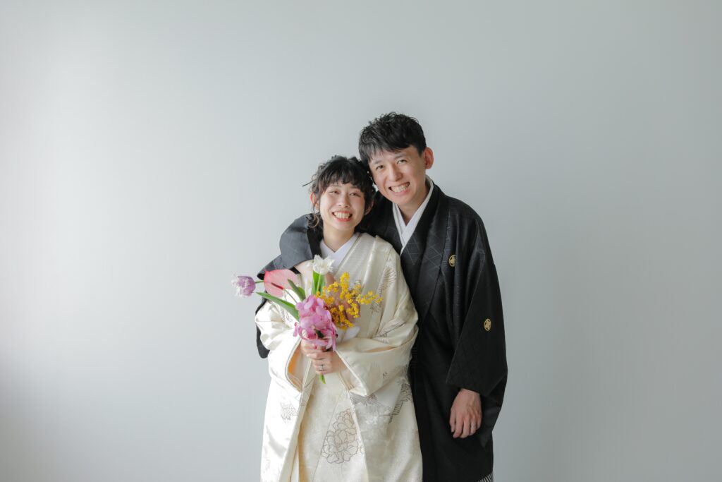 紋付袴と白無垢で寄り添う、穏やかな時間。自分たちらしい距離感で残す、一生ものの和 装写真 | IN MY LIFE photography